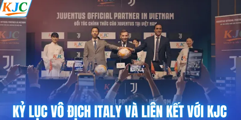 Kỷ lục vô địch Italy và liên kết với KJC